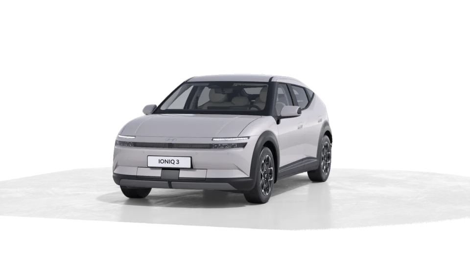 Fotograma del giro 360 del Hyundai IONIQ 3 Select en Aurora Grey